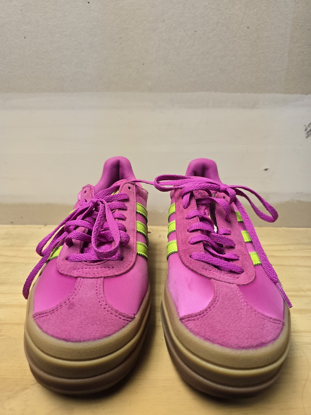 Adidas GAZELLE Sneakers with Neon  Stripes